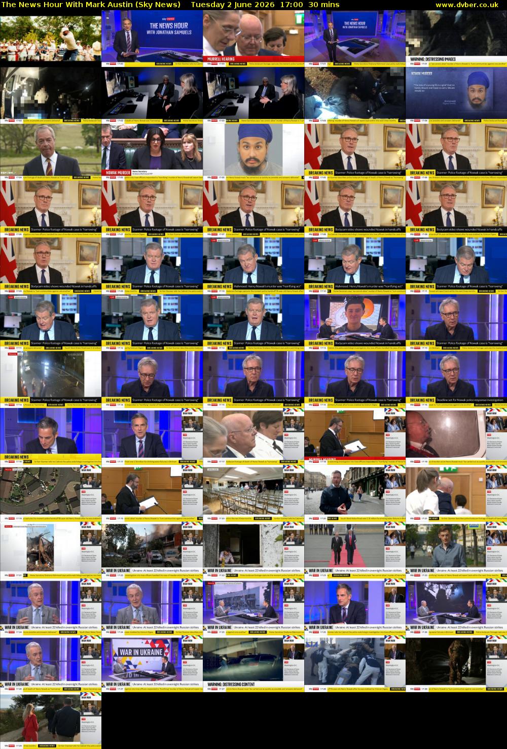The News Hour With Mark Austin (Sky News) Tuesday 2 June 2026 17:00 - 17:30