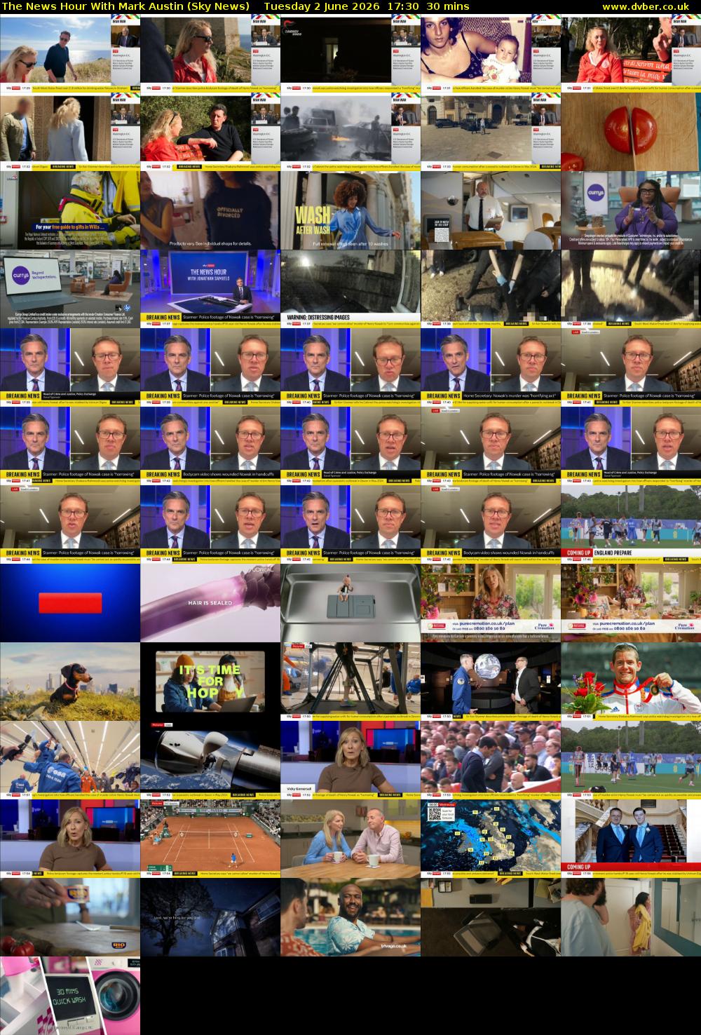 The News Hour With Mark Austin (Sky News) Tuesday 2 June 2026 17:30 - 18:00
