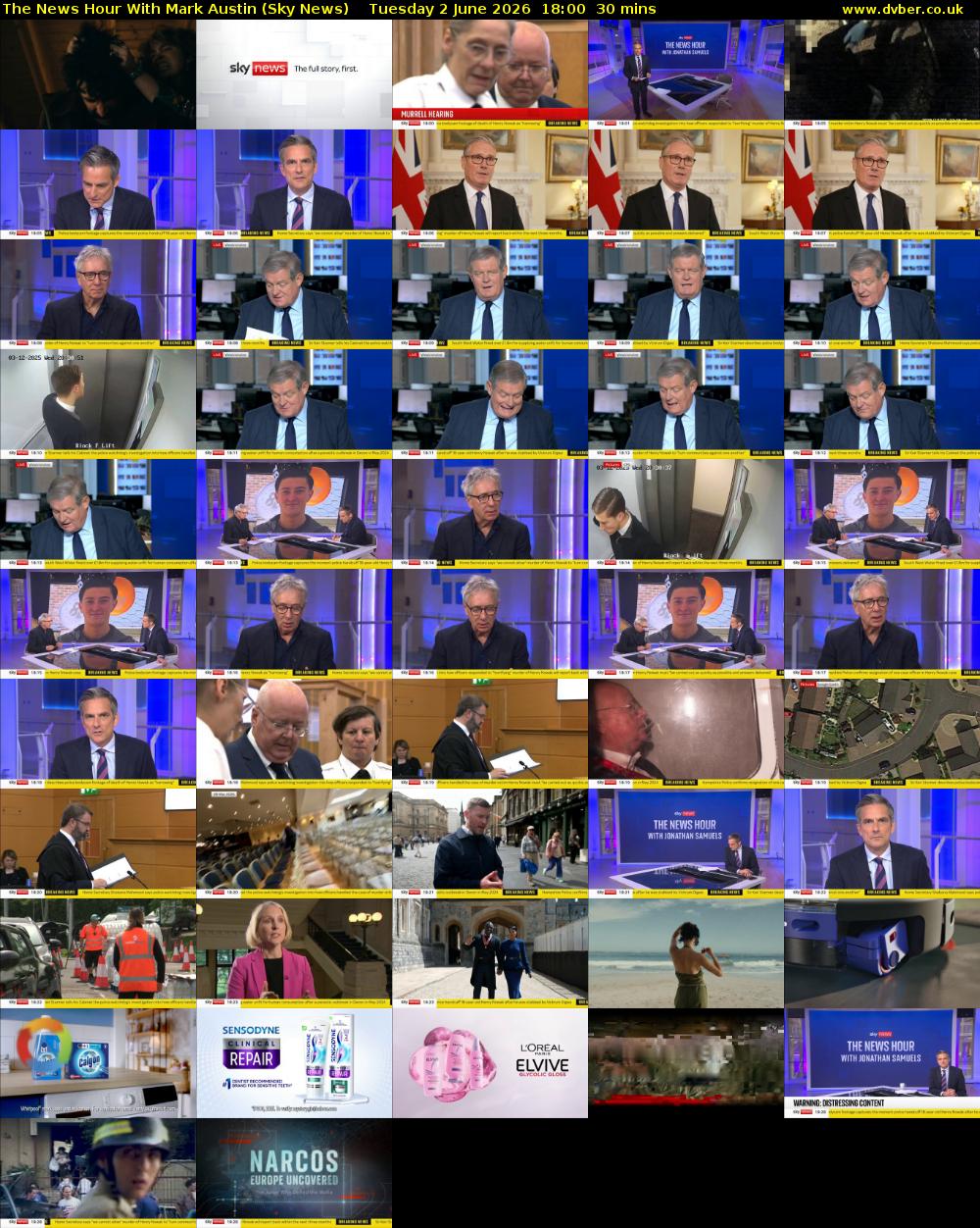 The News Hour With Mark Austin (Sky News) Tuesday 2 June 2026 18:00 - 18:30