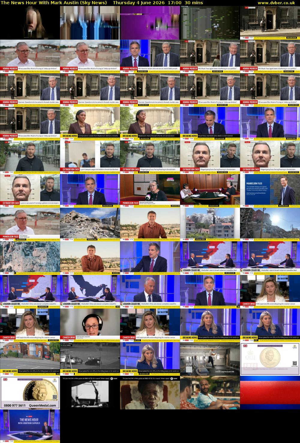 The News Hour With Mark Austin (Sky News) Thursday 4 June 2026 17:00 - 17:30