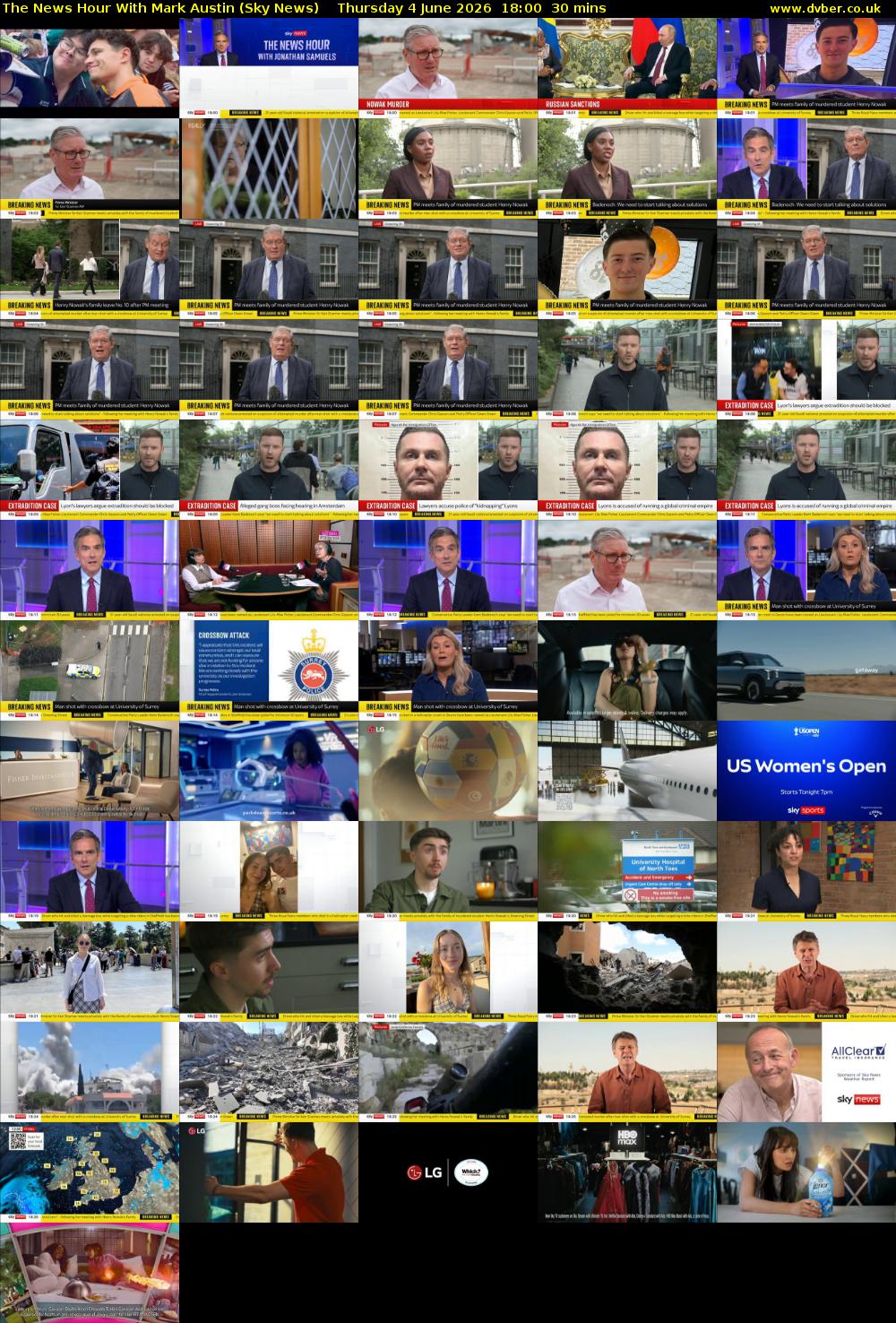 The News Hour With Mark Austin (Sky News) Thursday 4 June 2026 18:00 - 18:30