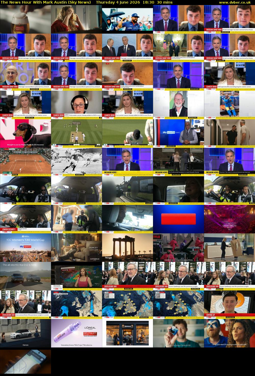 The News Hour With Mark Austin (Sky News) Thursday 4 June 2026 18:30 - 19:00