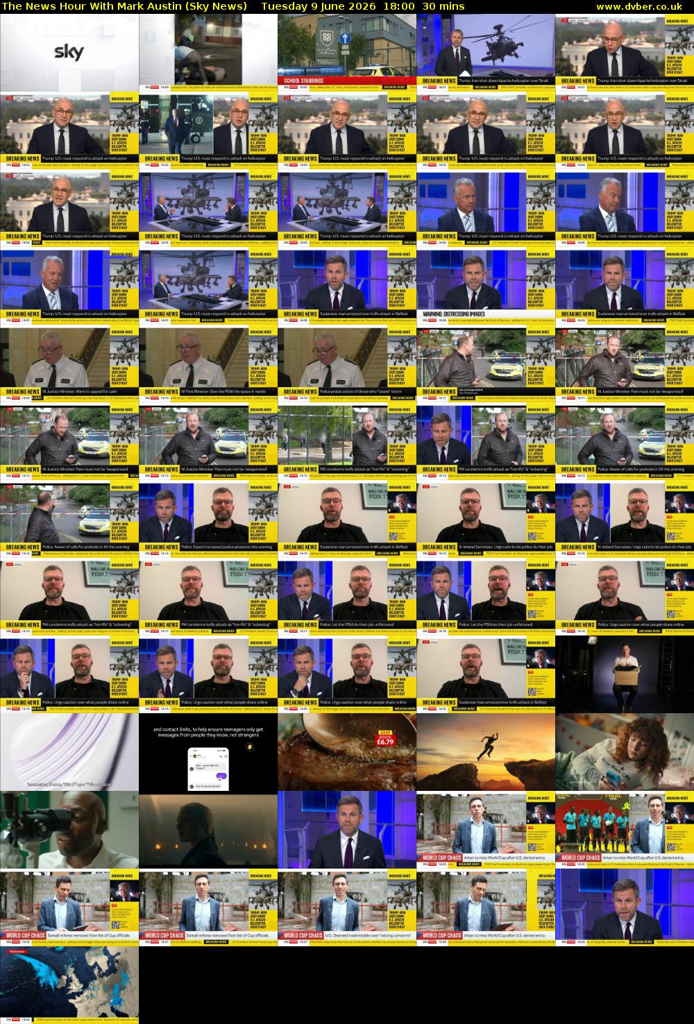The News Hour With Mark Austin (Sky News) Tuesday 9 June 2026 18:00 - 18:30