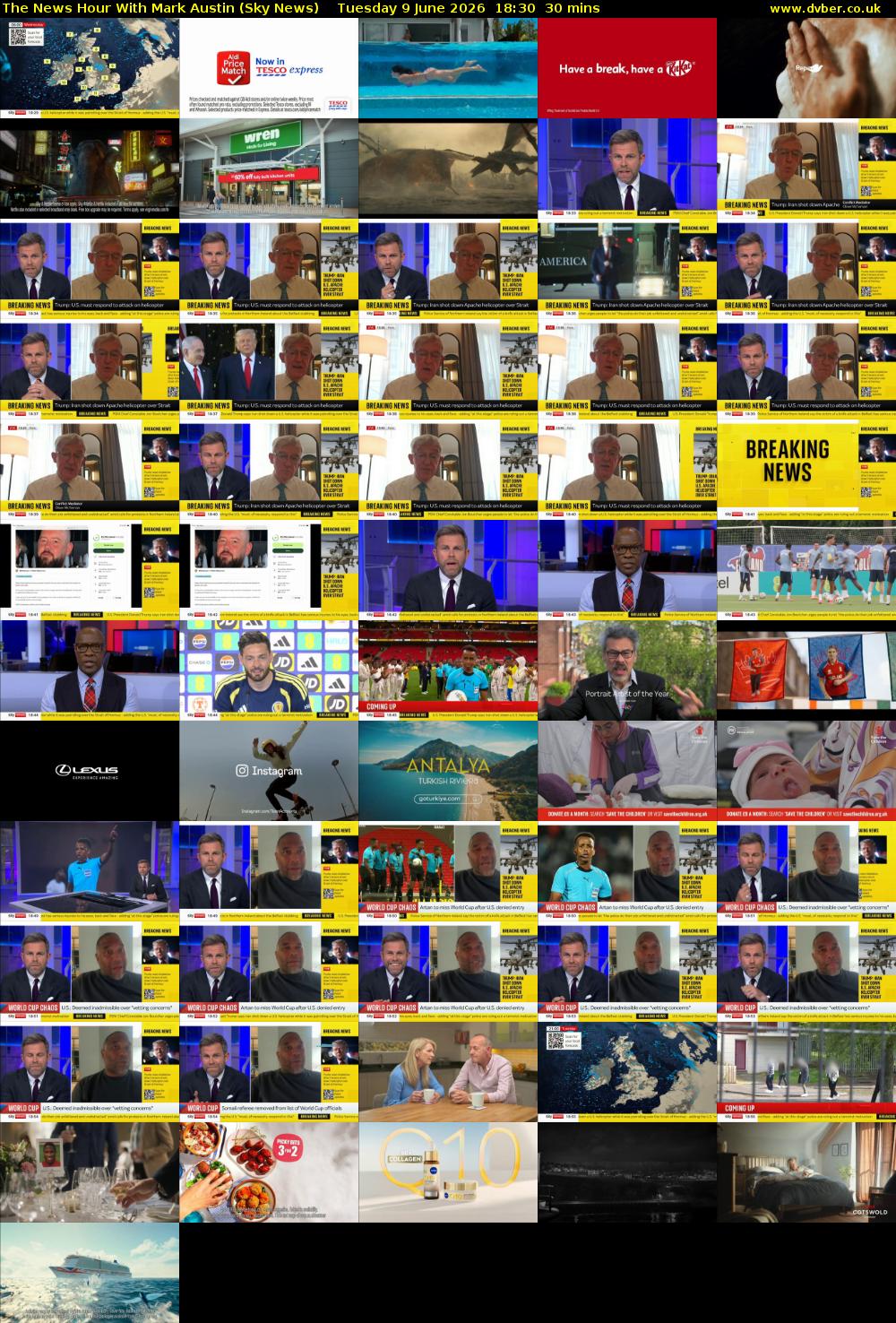 The News Hour With Mark Austin (Sky News) Tuesday 9 June 2026 18:30 - 19:00