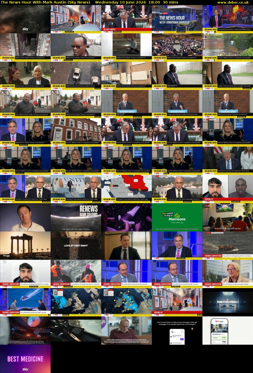 The News Hour With Mark Austin (Sky News) Wednesday 10 June 2026 18:00 - 18:30