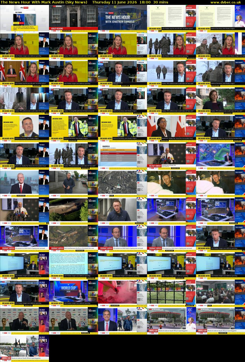 The News Hour With Mark Austin (Sky News) Thursday 11 June 2026 18:00 - 18:30