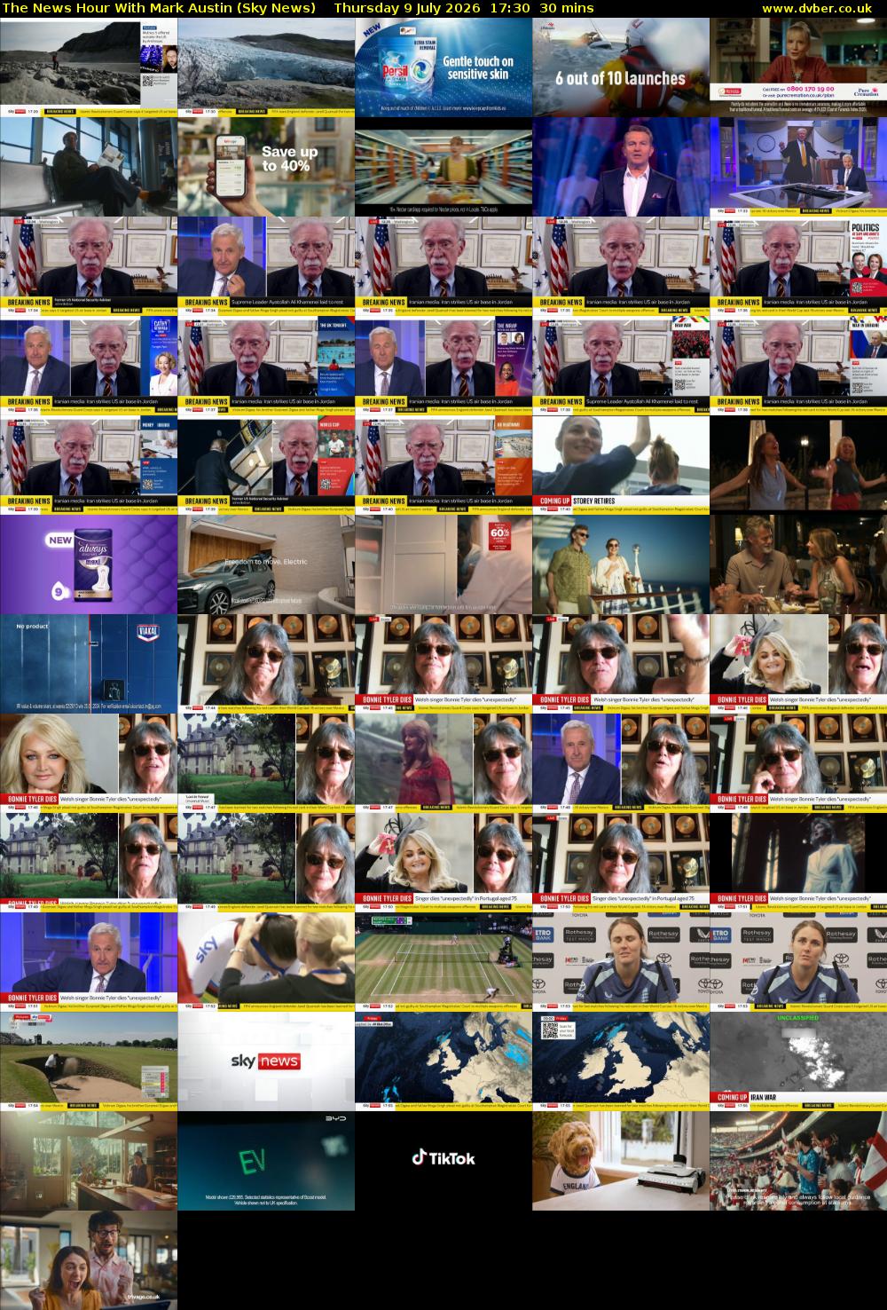 The News Hour With Mark Austin (Sky News) Thursday 9 July 2026 17:30 - 18:00