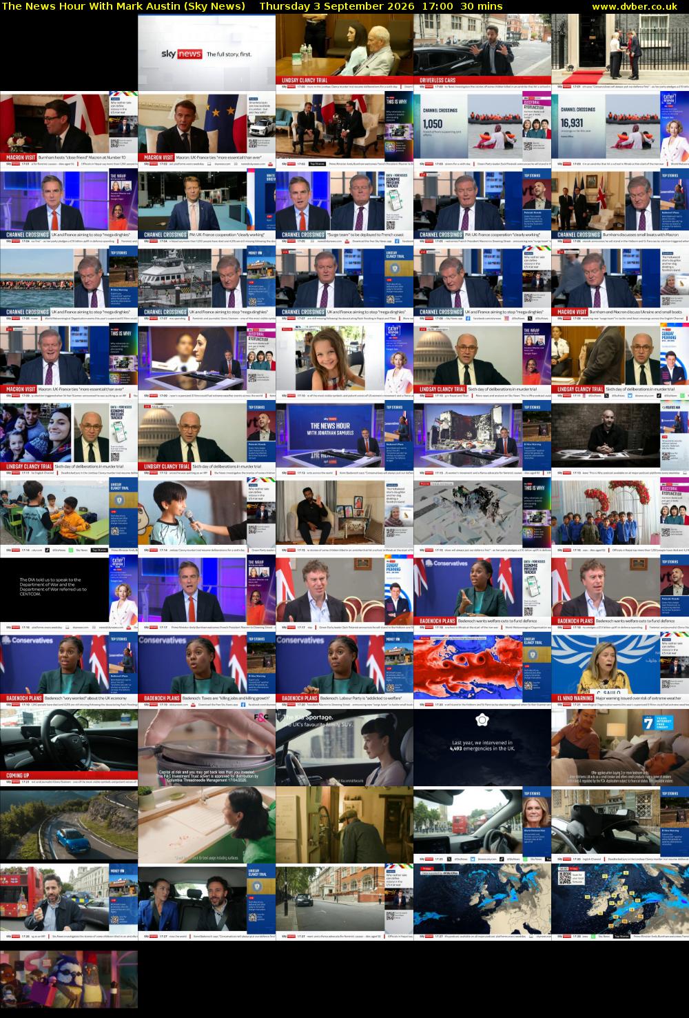 The News Hour With Mark Austin (Sky News) Thursday 3 September 2026 17:00 - 17:30