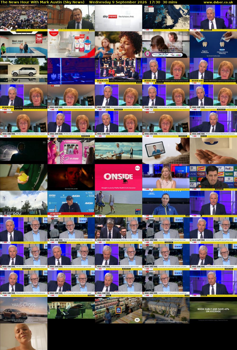 The News Hour With Mark Austin (Sky News) Wednesday 9 September 2026 17:30 - 18:00