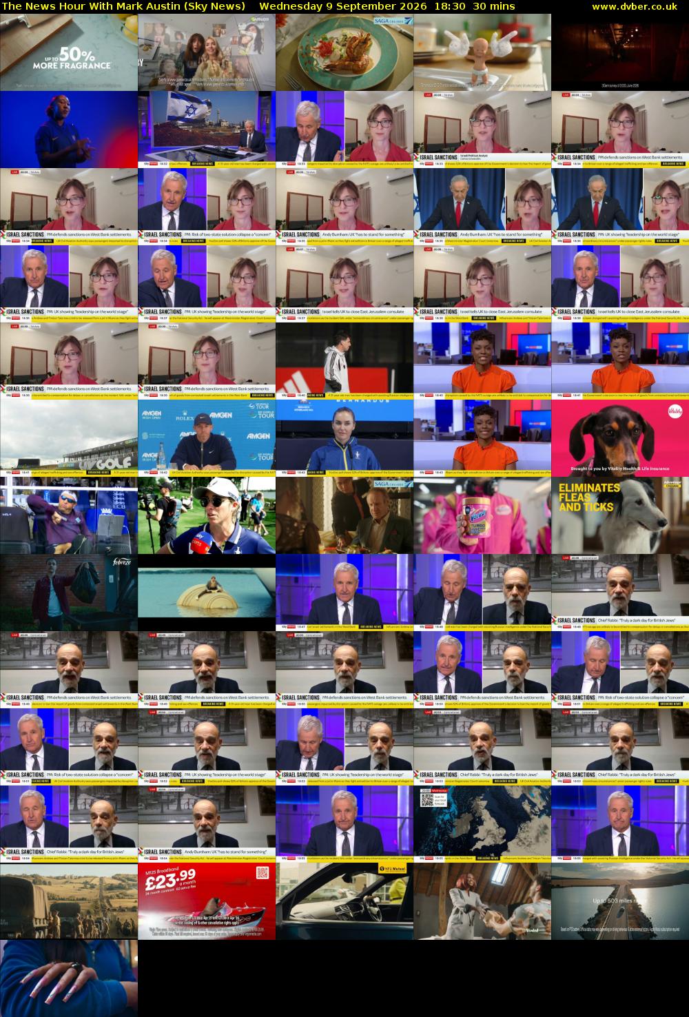 The News Hour With Mark Austin (Sky News) Wednesday 9 September 2026 18:30 - 19:00