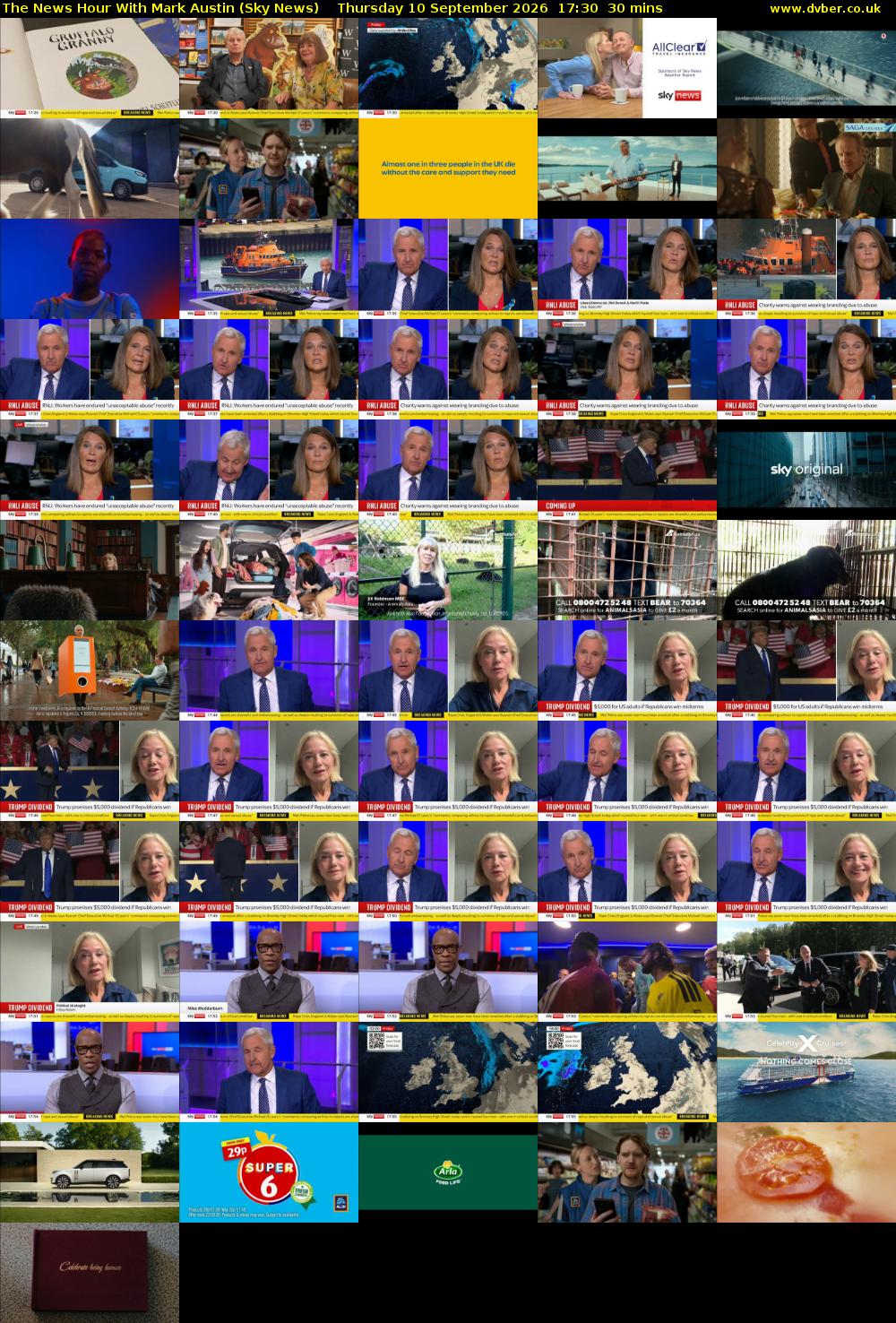 The News Hour With Mark Austin (Sky News) Thursday 10 September 2026 17:30 - 18:00