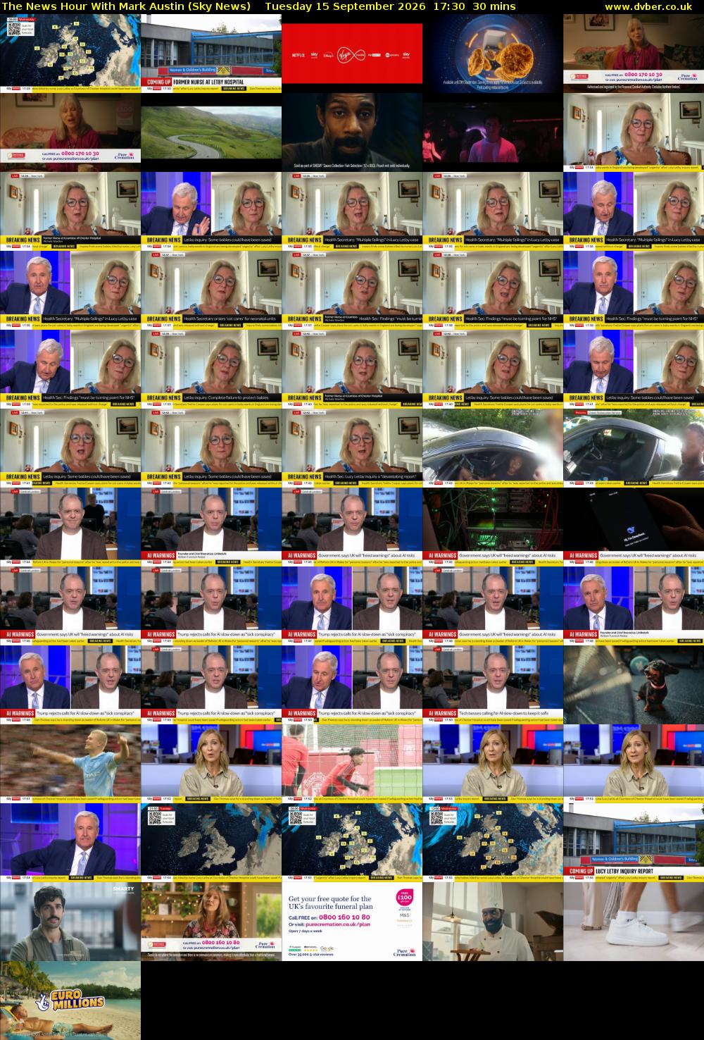 The News Hour With Mark Austin (Sky News) Tuesday 15 September 2026 17:30 - 18:00