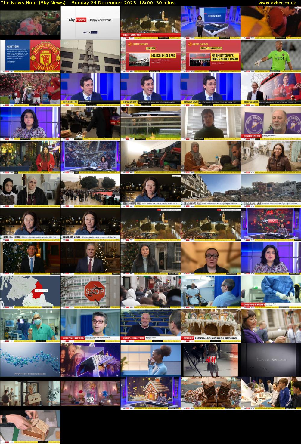 The News Hour (Sky News) Sunday 24 December 2023 18:00 - 18:30