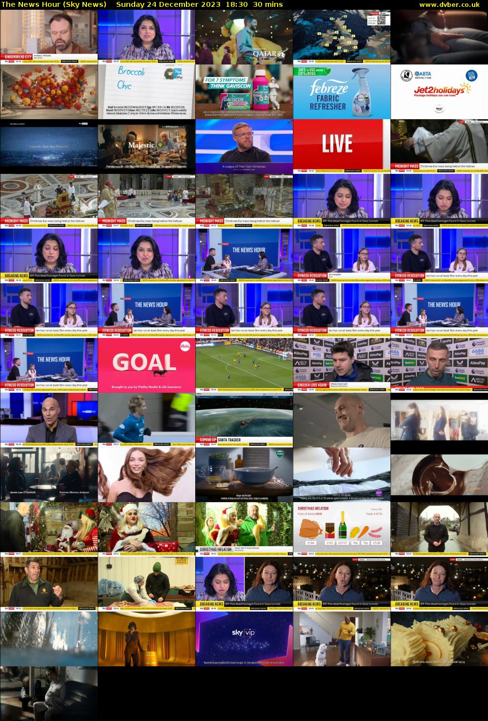 The News Hour (Sky News) Sunday 24 December 2023 18:30 - 19:00