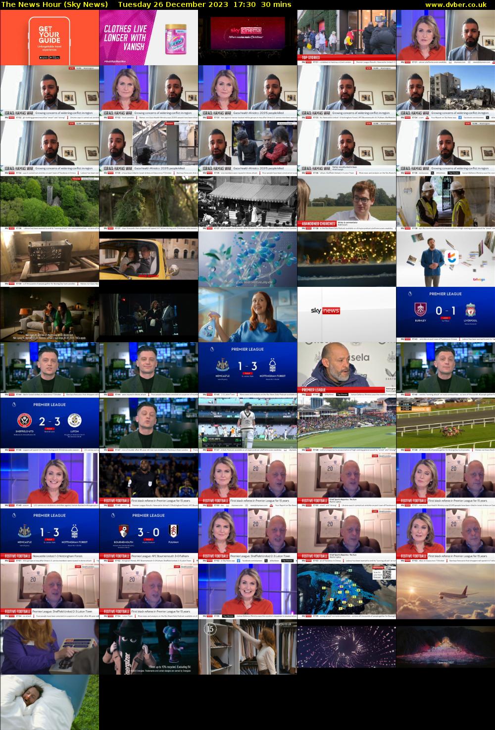 The News Hour (Sky News) Tuesday 26 December 2023 17:30 - 18:00