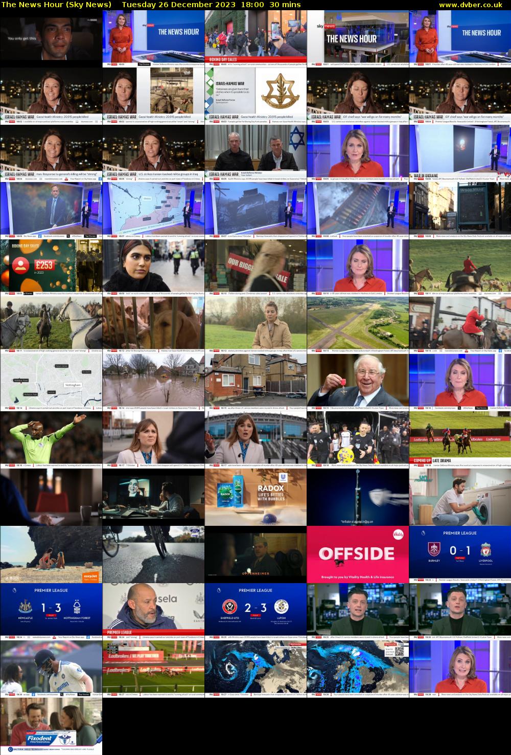 The News Hour (Sky News) Tuesday 26 December 2023 18:00 - 18:30