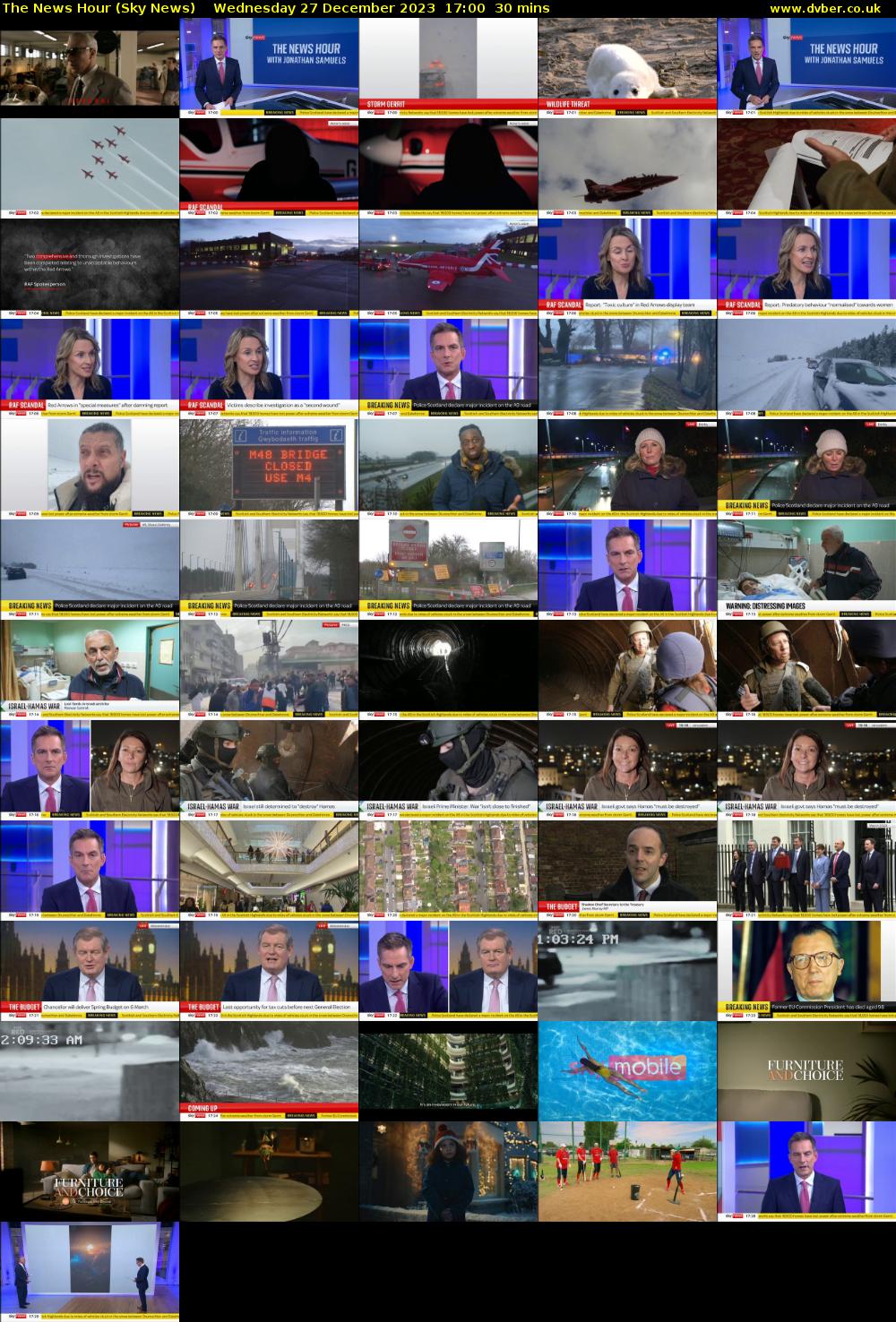 The News Hour (Sky News) Wednesday 27 December 2023 17:00 - 17:30