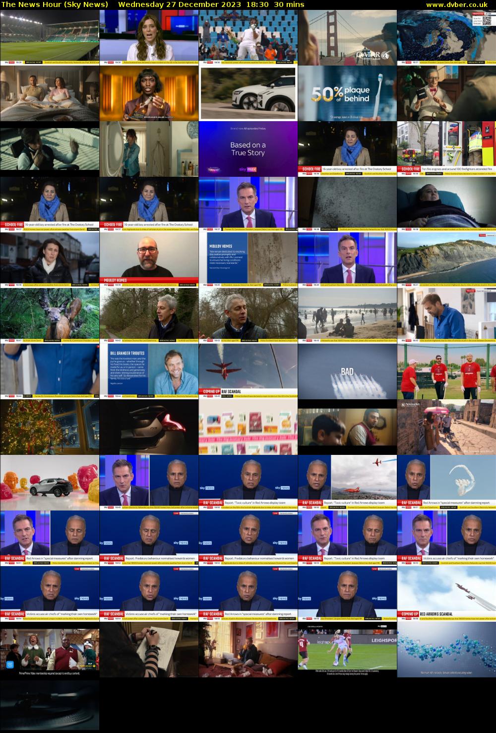 The News Hour (Sky News) Wednesday 27 December 2023 18:30 - 19:00