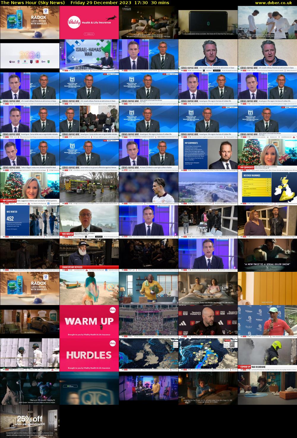 The News Hour (Sky News) Friday 29 December 2023 17:30 - 18:00