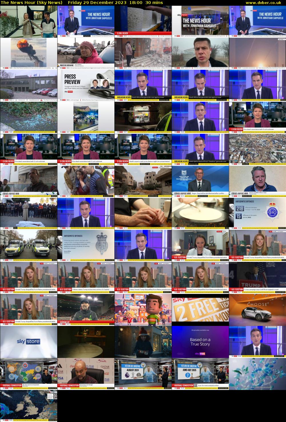 The News Hour (Sky News) Friday 29 December 2023 18:00 - 18:30