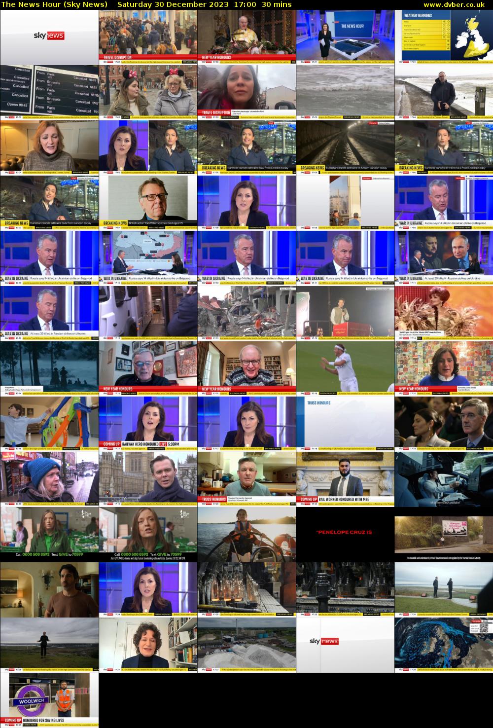 The News Hour (Sky News) Saturday 30 December 2023 17:00 - 17:30