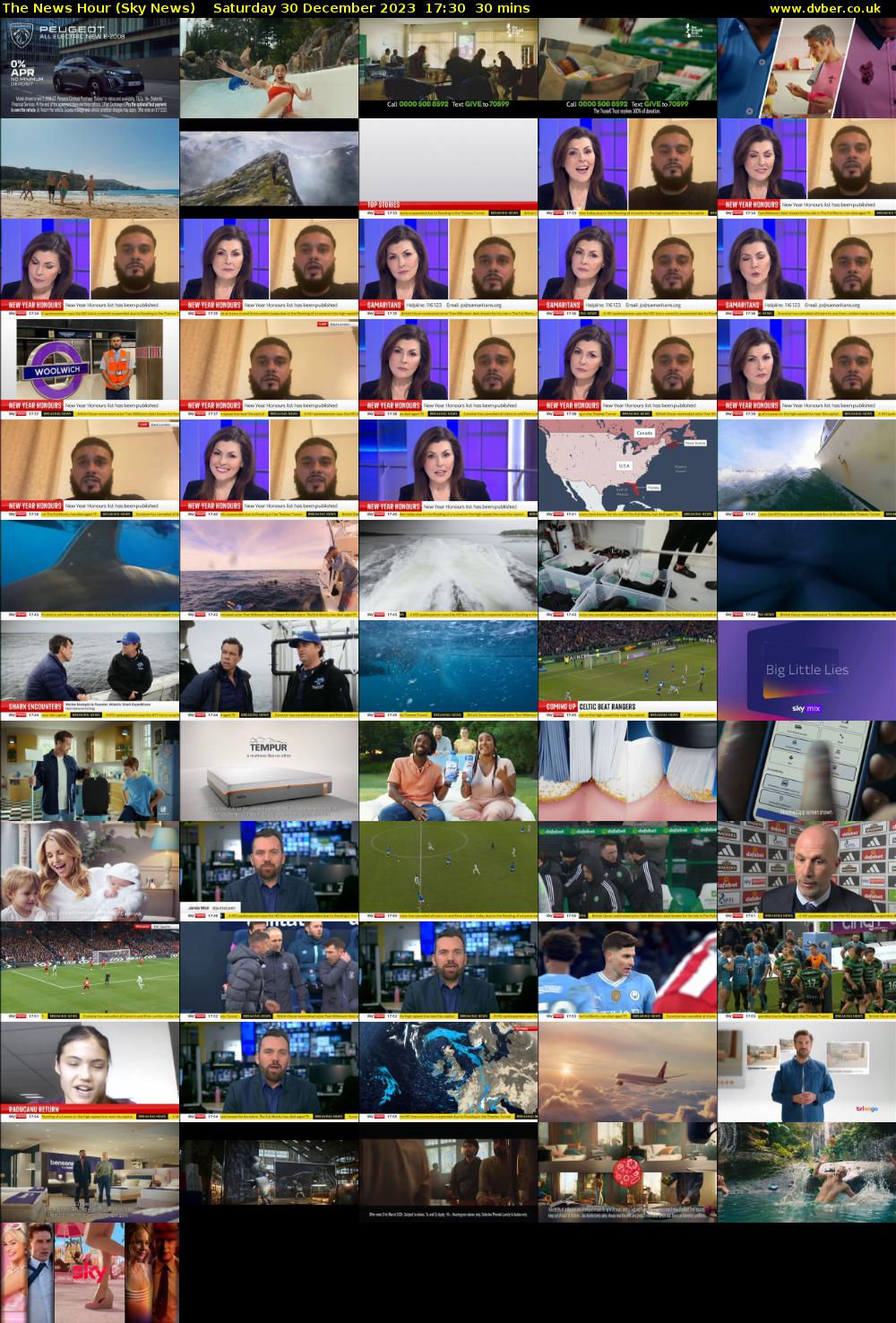 The News Hour (Sky News) Saturday 30 December 2023 17:30 - 18:00