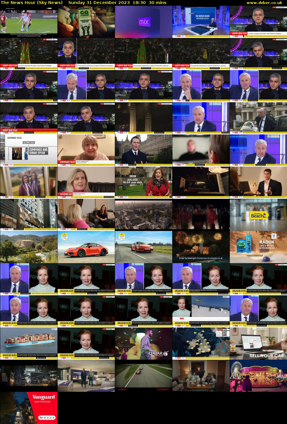 The News Hour (Sky News) Sunday 31 December 2023 18:30 - 19:00