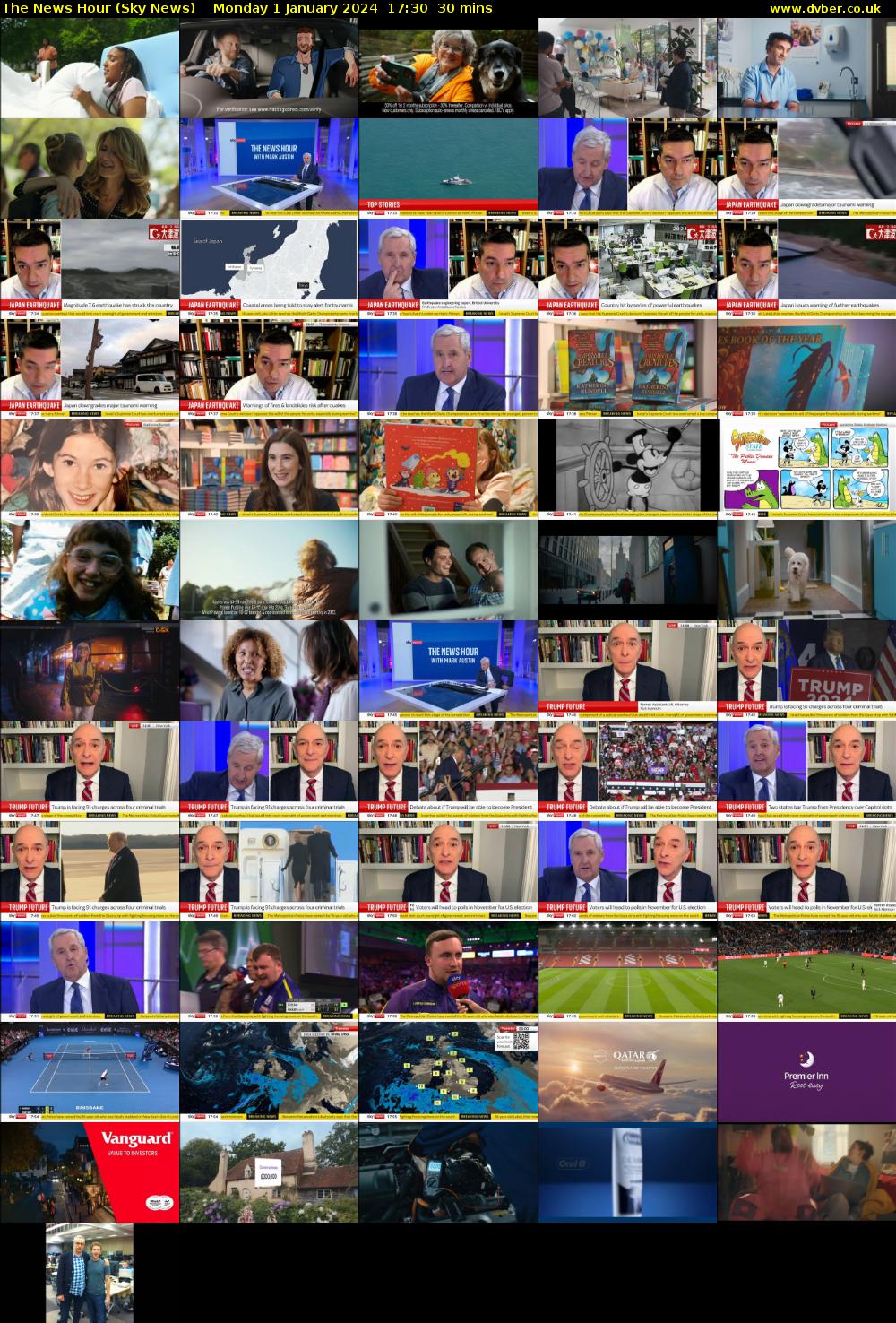 The News Hour (Sky News) Monday 1 January 2024 17:30 - 18:00