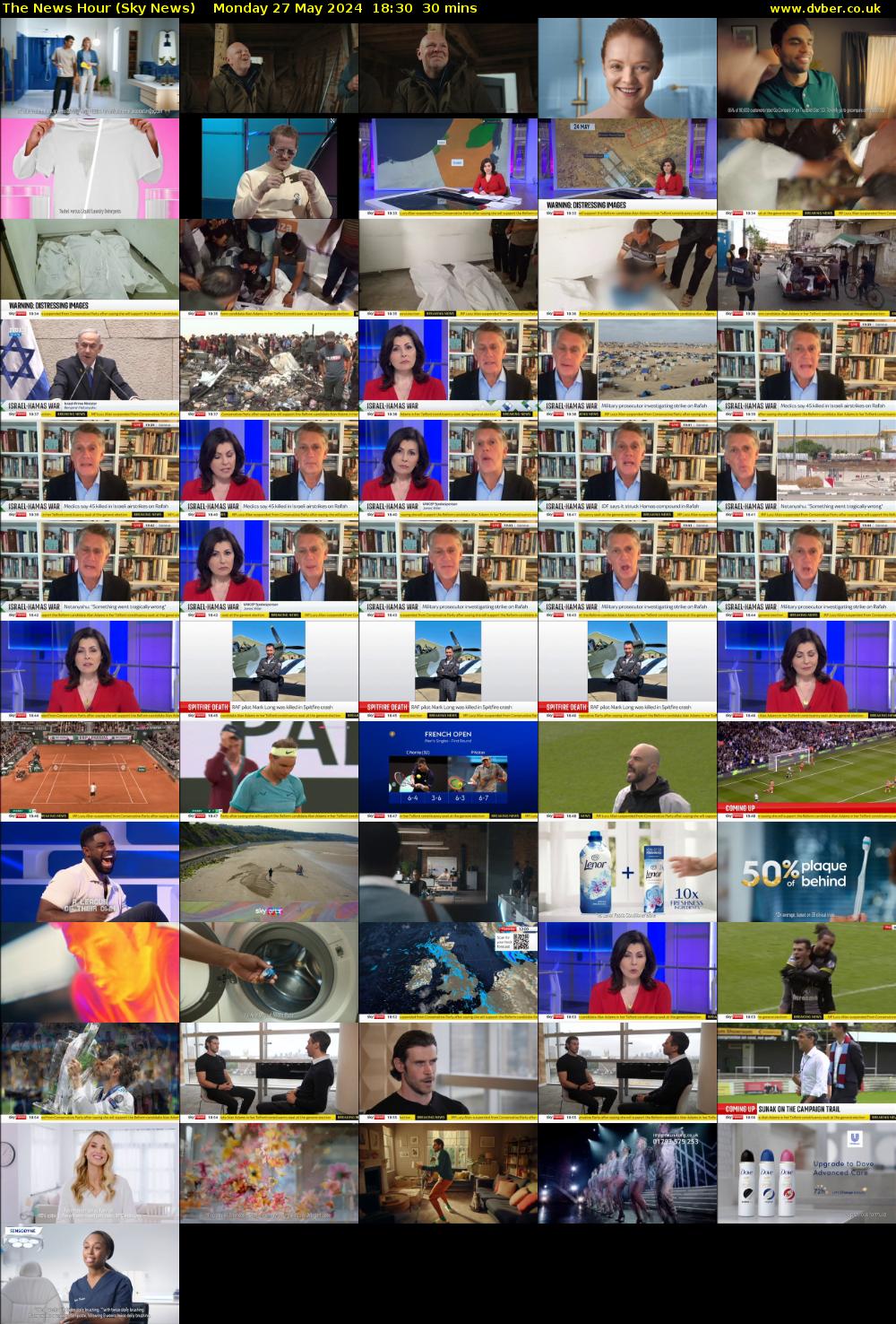 The News Hour (Sky News) Monday 27 May 2024 18:30 - 19:00