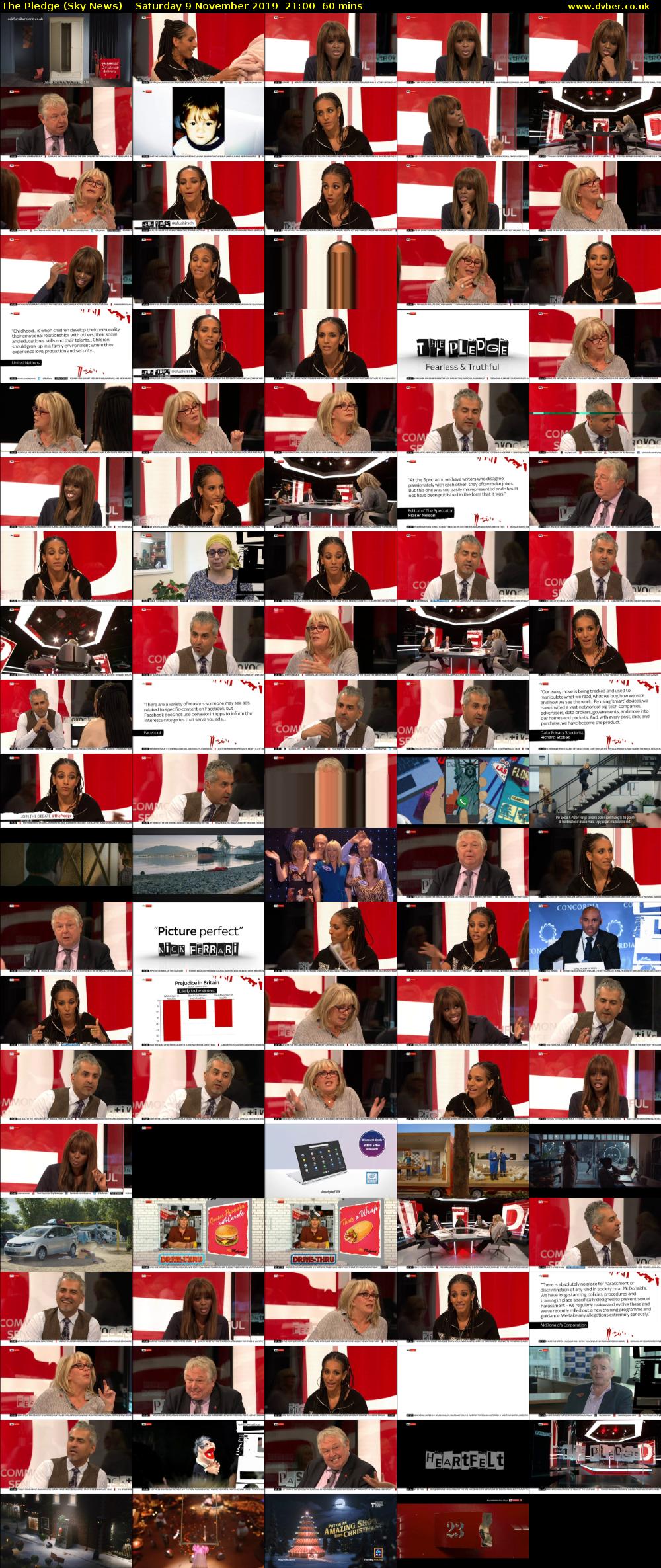 The Pledge (Sky News) Saturday 9 November 2019 21:00 - 22:00