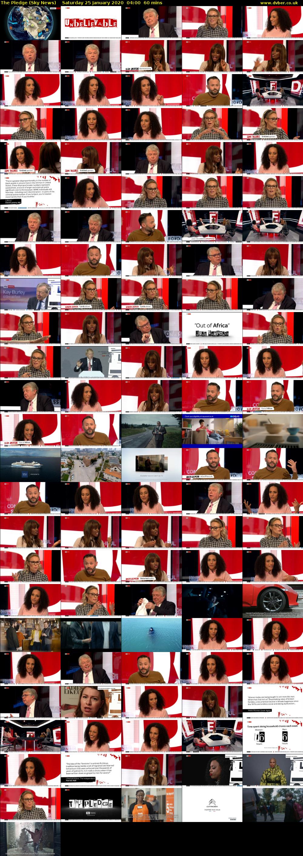 The Pledge (Sky News) Saturday 25 January 2020 04:00 - 05:00