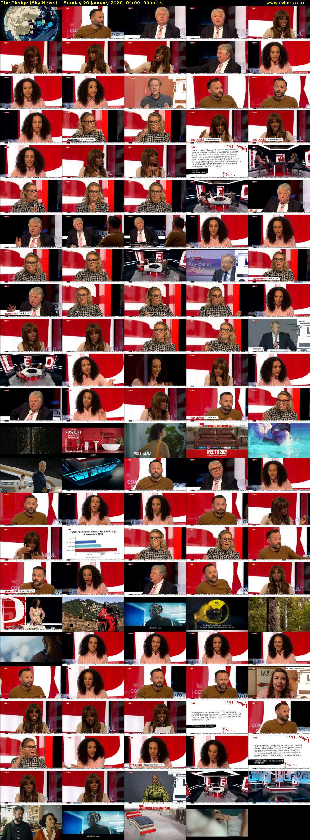 The Pledge (Sky News) Sunday 26 January 2020 04:00 - 05:00