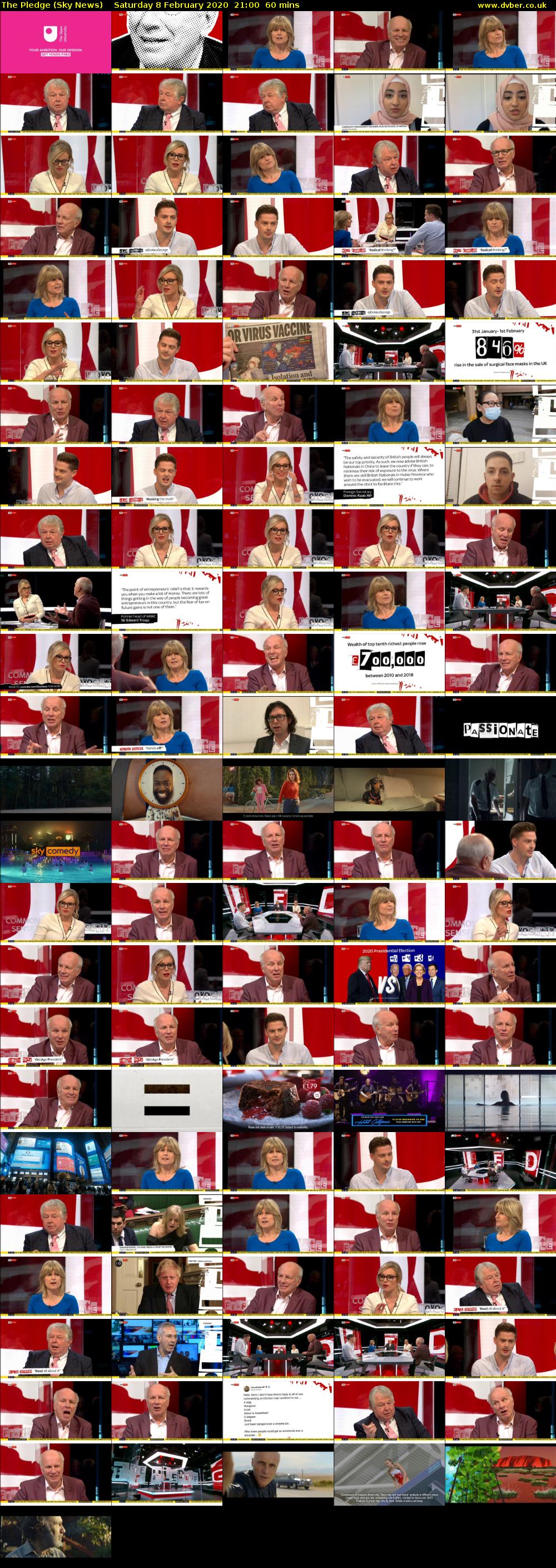 The Pledge (Sky News) Saturday 8 February 2020 21:00 - 22:00