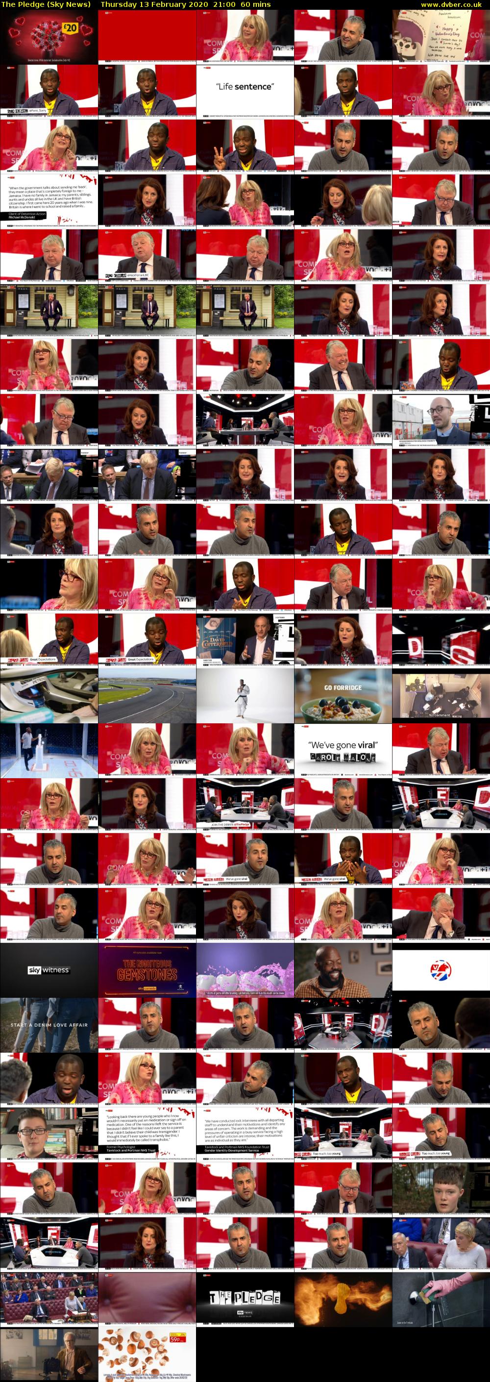 The Pledge (Sky News) Thursday 13 February 2020 21:00 - 22:00
