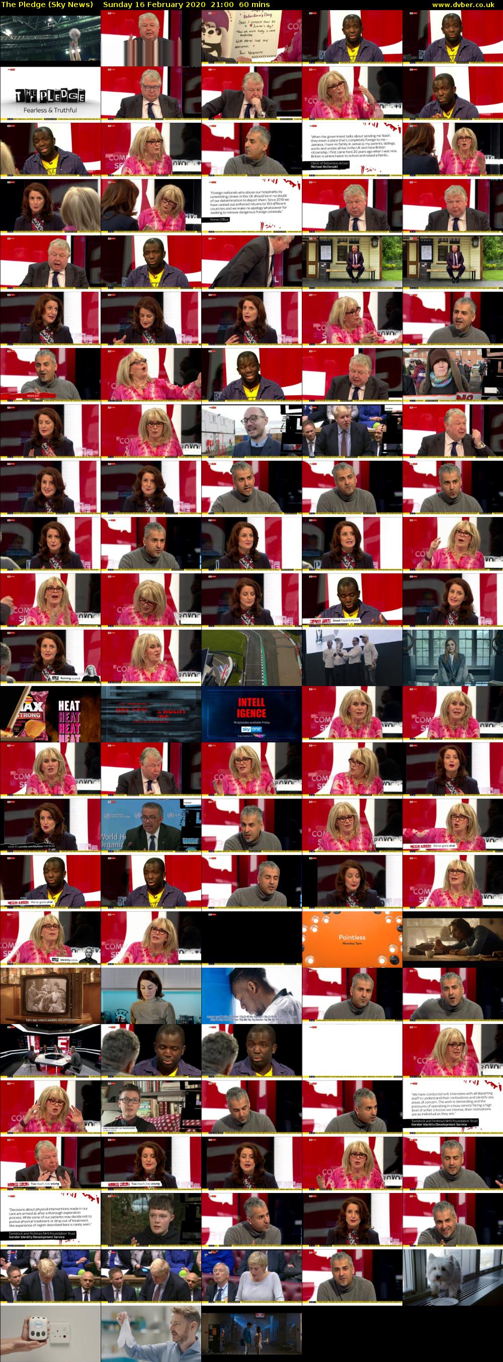 The Pledge (Sky News) Sunday 16 February 2020 21:00 - 22:00