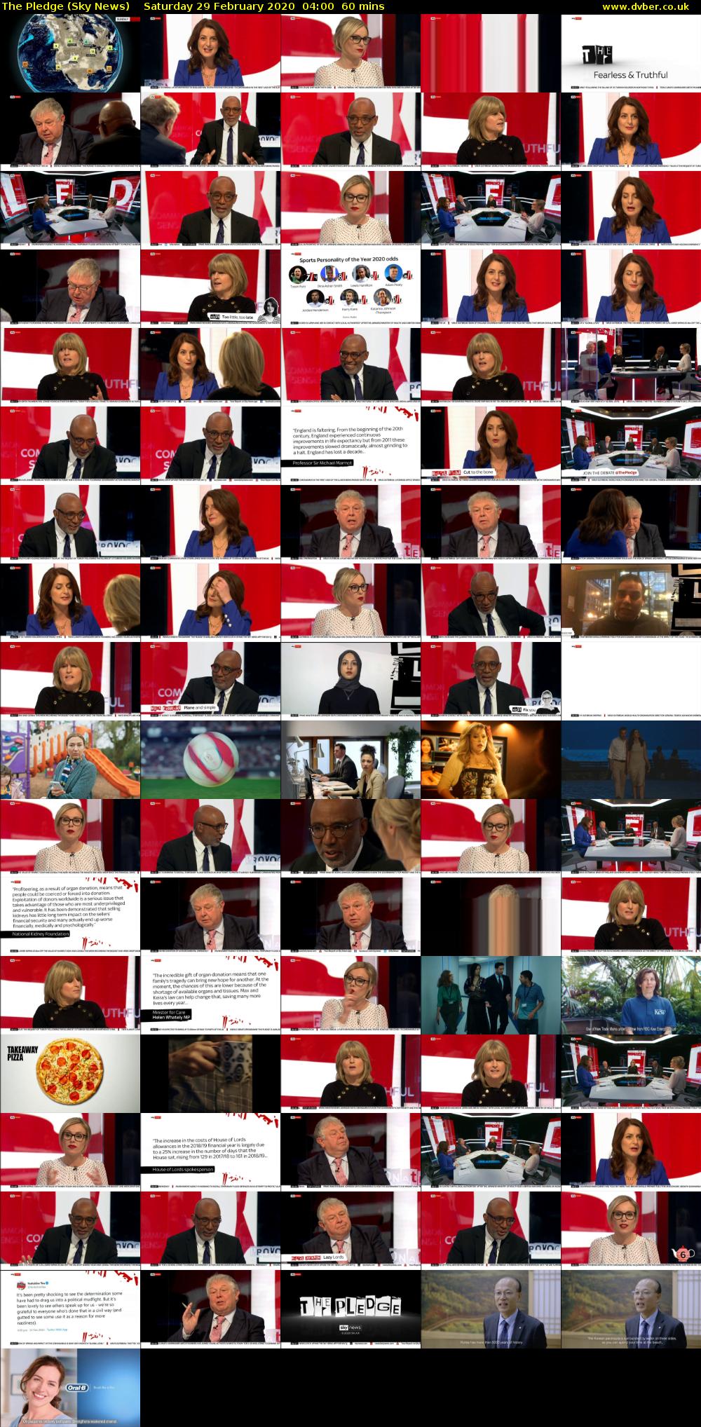 The Pledge (Sky News) Saturday 29 February 2020 04:00 - 05:00