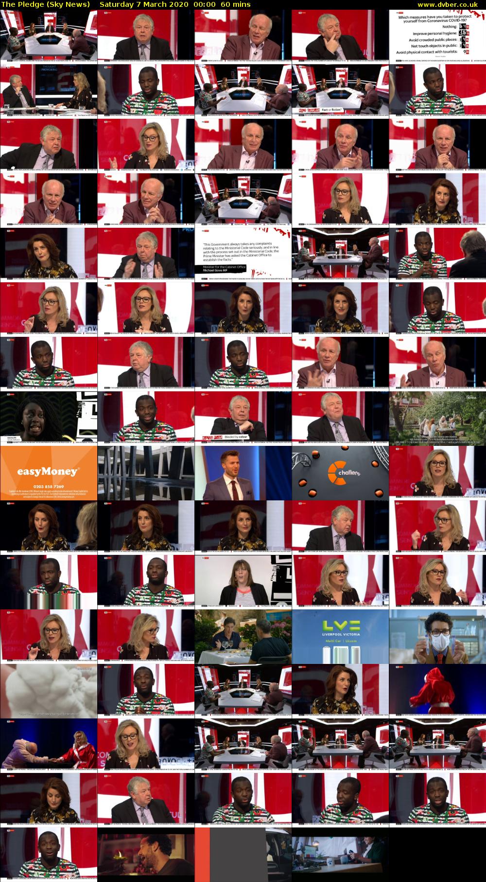 The Pledge (Sky News) Saturday 7 March 2020 00:00 - 01:00