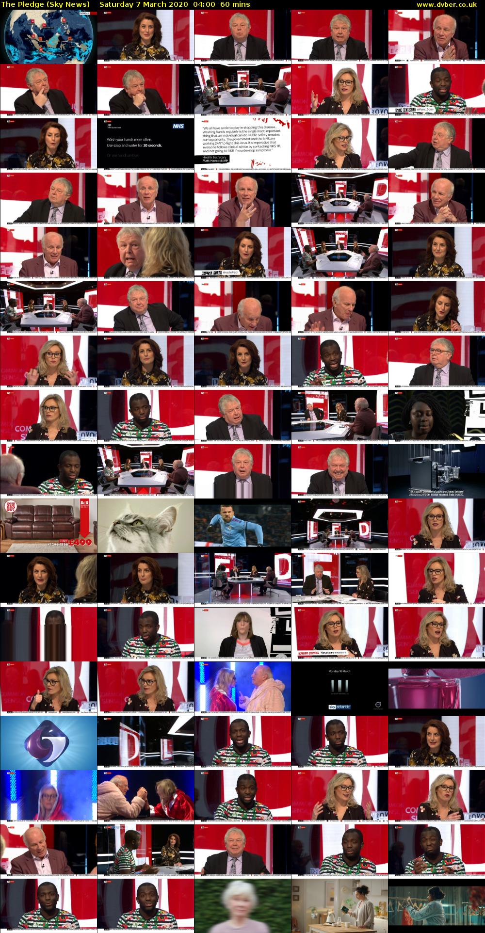The Pledge (Sky News) Saturday 7 March 2020 04:00 - 05:00