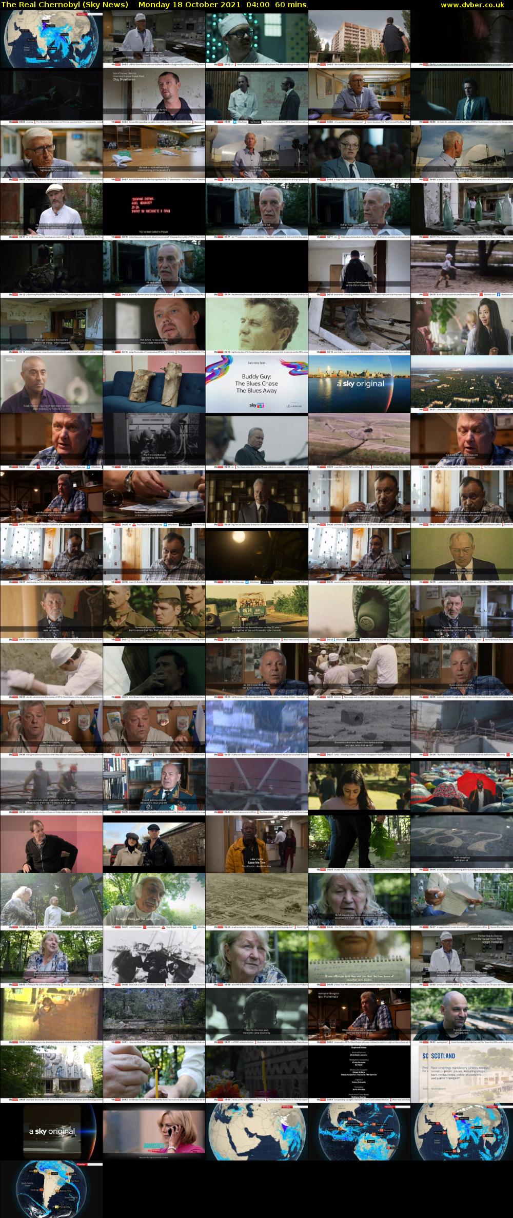 The Real Chernobyl (Sky News) Monday 18 October 2021 04:00 - 05:00