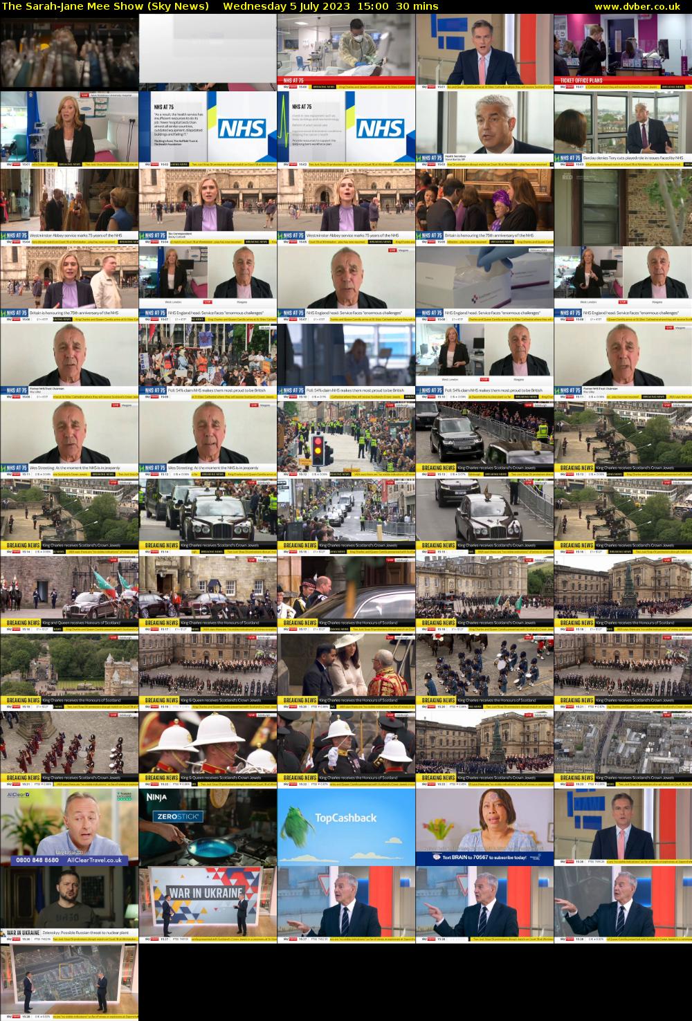 The Sarah-Jane Mee Show (Sky News) Wednesday 5 July 2023 15:00 - 15:30