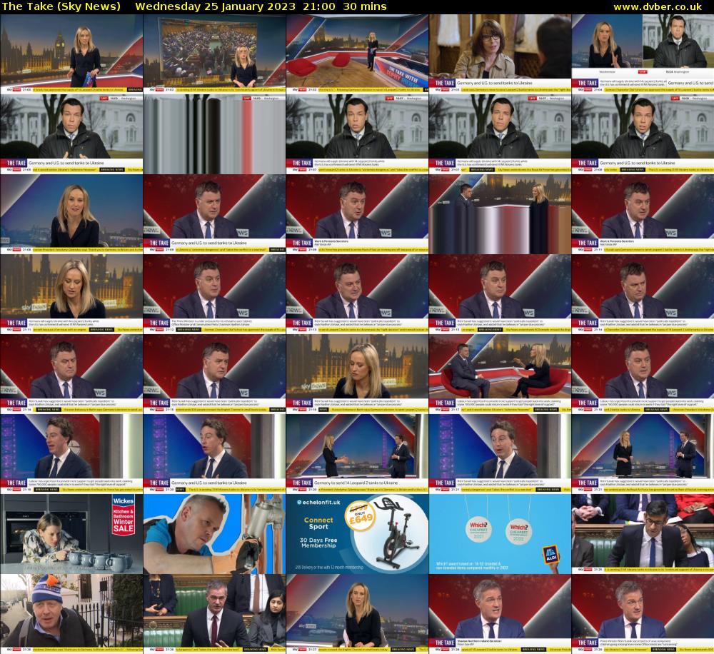 The Take (Sky News) Wednesday 25 January 2023 21:00 - 21:30