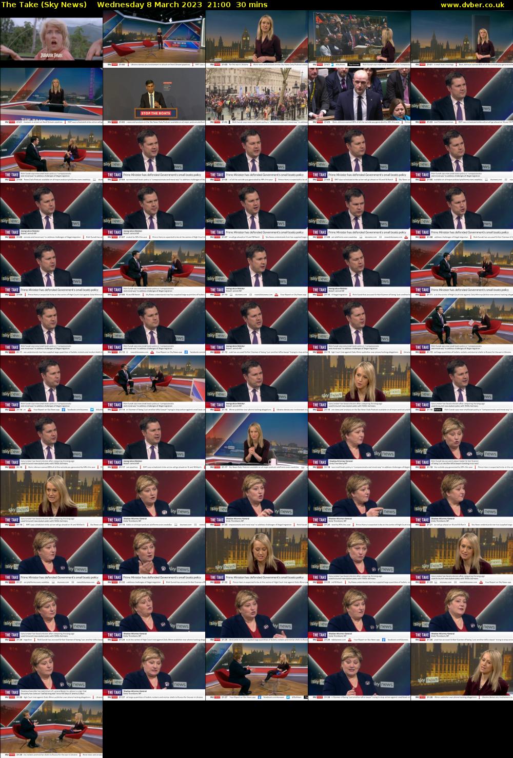 The Take (Sky News) Wednesday 8 March 2023 21:00 - 21:30