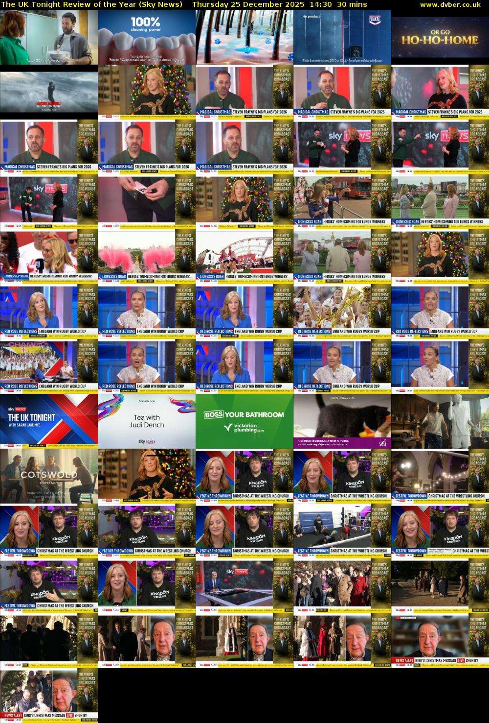 The UK Tonight Review of the Year (Sky News) Thursday 25 December 2025 14:30 - 15:00