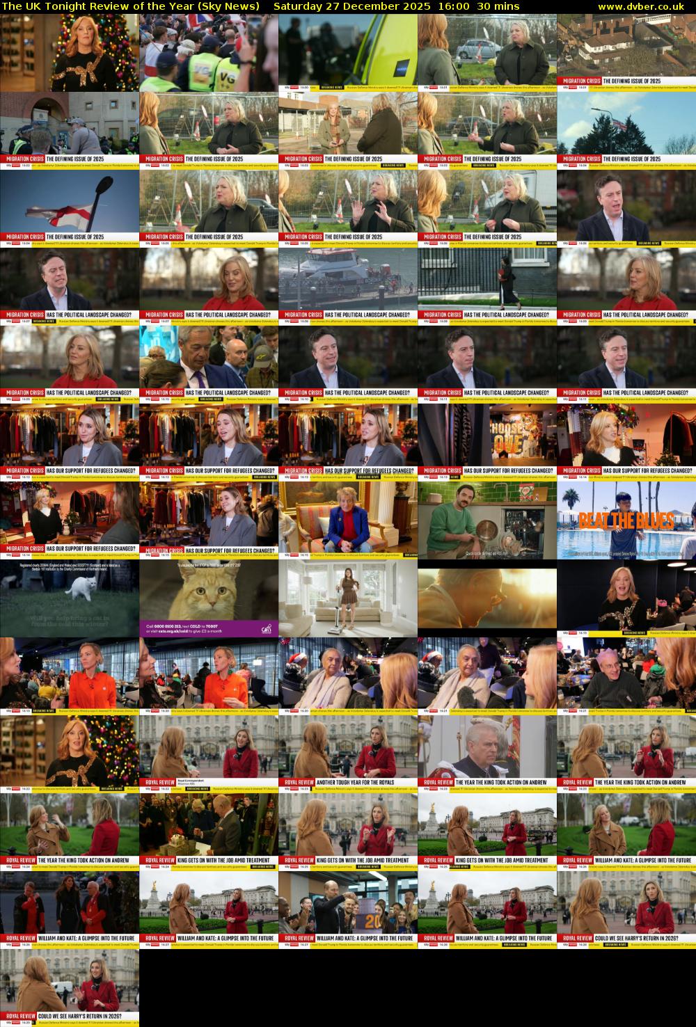 The UK Tonight Review of the Year (Sky News) Saturday 27 December 2025 16:00 - 16:30