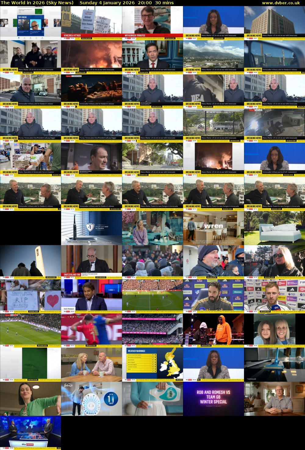 The World in 2026 (Sky News) Sunday 4 January 2026 20:00 - 20:30
