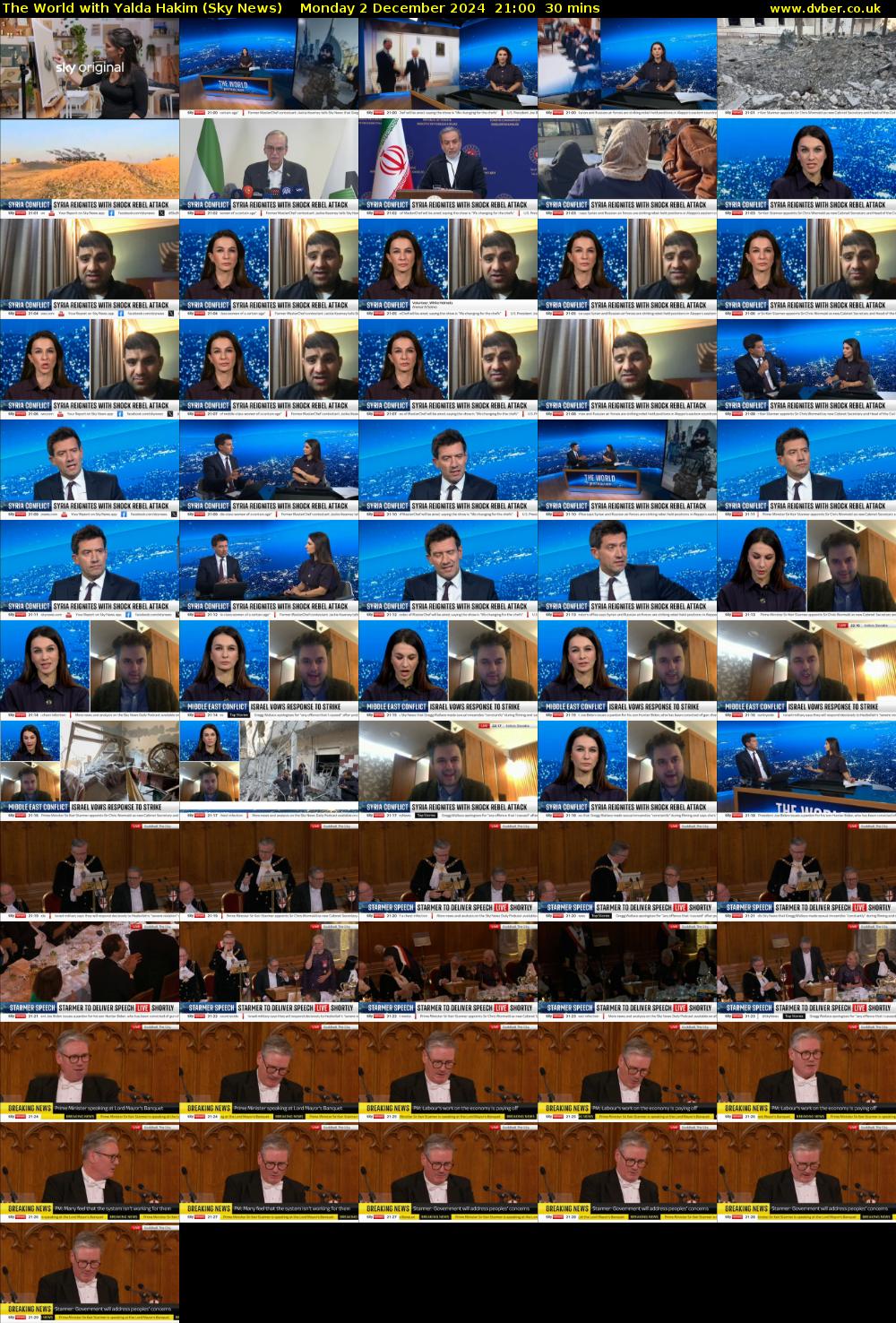 The World with Yalda Hakim (Sky News) Monday 2 December 2024 21:00 - 21:30