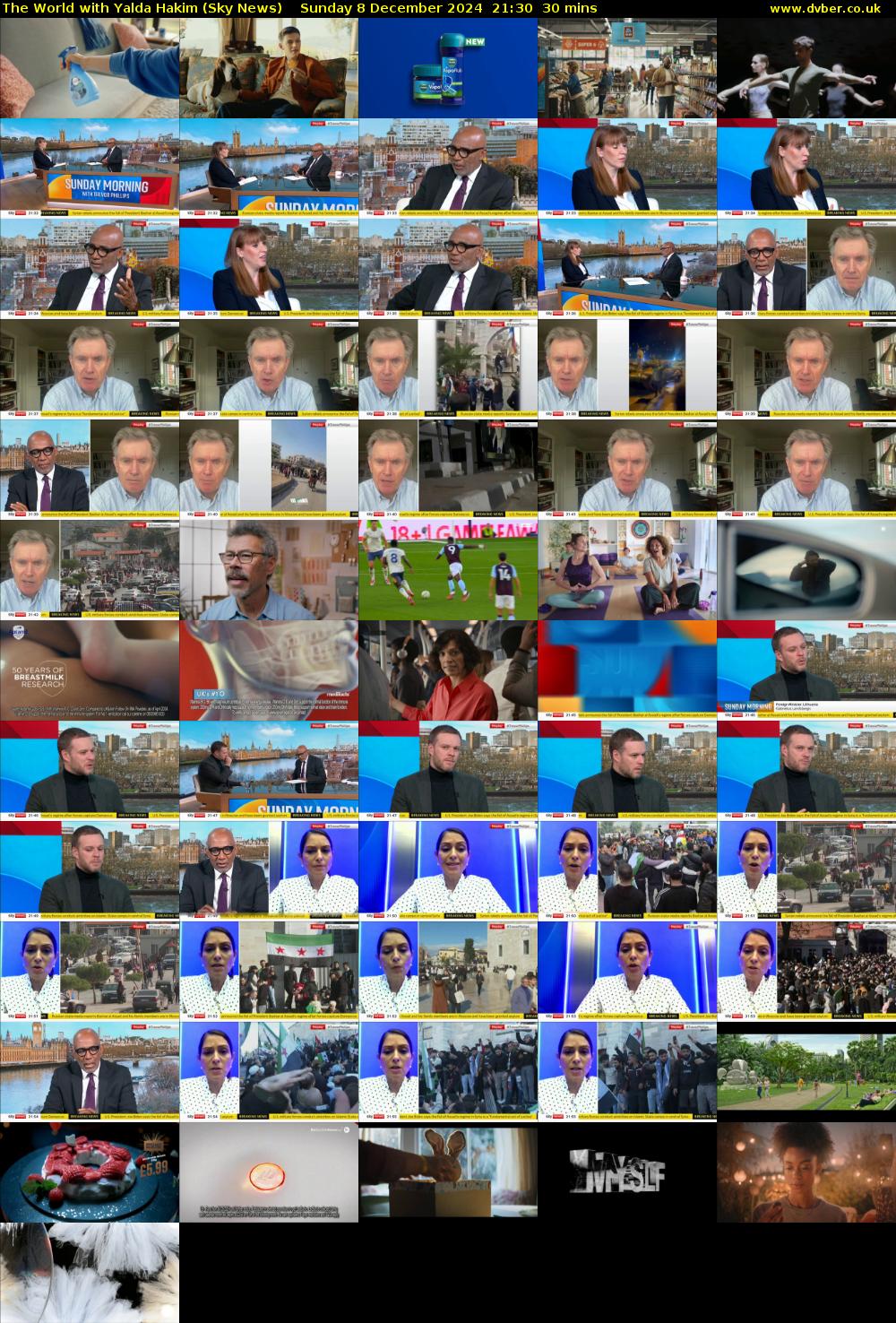 The World with Yalda Hakim (Sky News) Sunday 8 December 2024 21:30 - 22:00