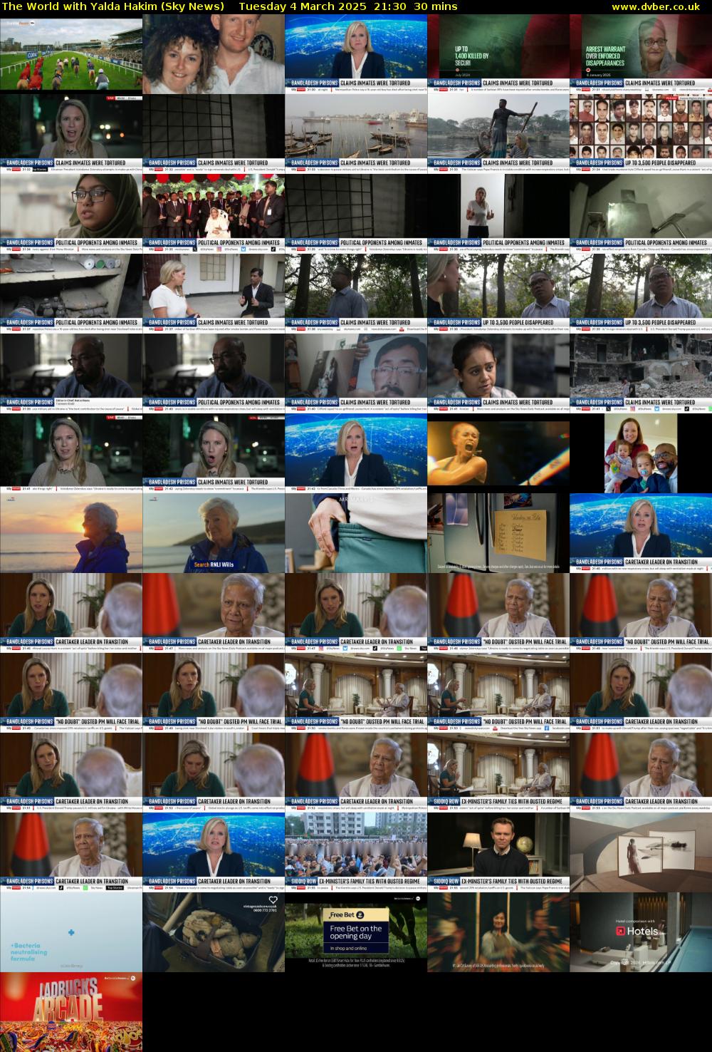 The World with Yalda Hakim (Sky News) Tuesday 4 March 2025 21:30 - 22:00