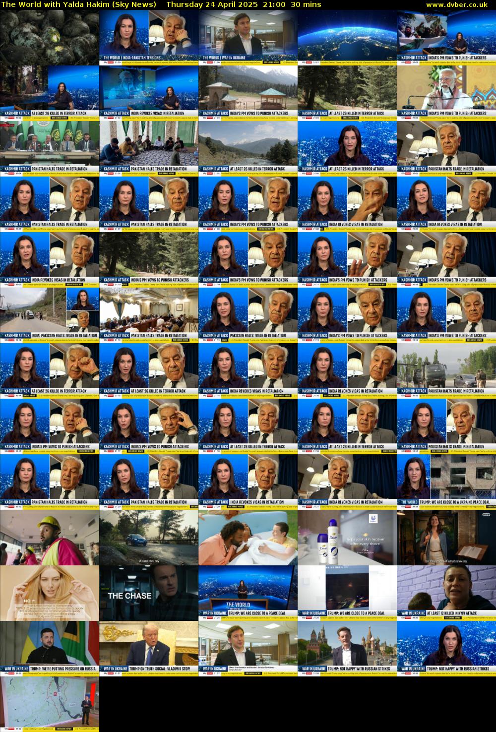 The World with Yalda Hakim (Sky News) Thursday 24 April 2025 21:00 - 21:30