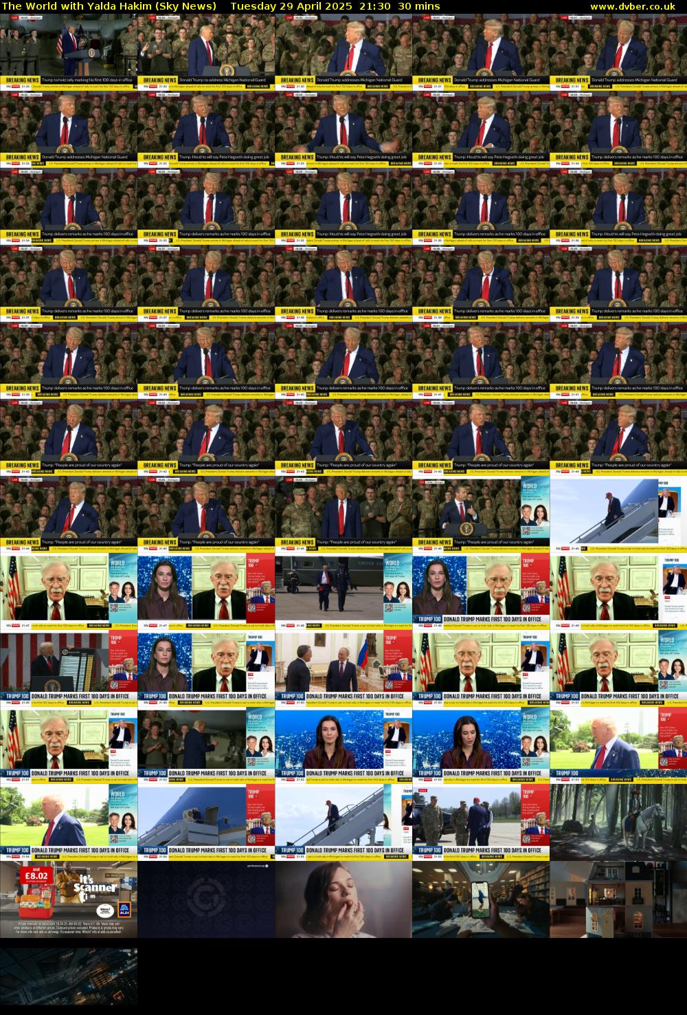 The World with Yalda Hakim (Sky News) Tuesday 29 April 2025 21:30 - 22:00